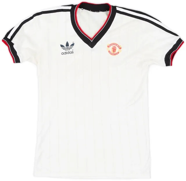 1982-84 Manchester United Away Shirt - 8/10 - (L.Boys)