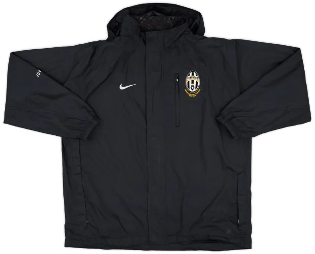2005-06 Juventus Nike Centenary Hooded Rain Jacket - 8/10 - (L)