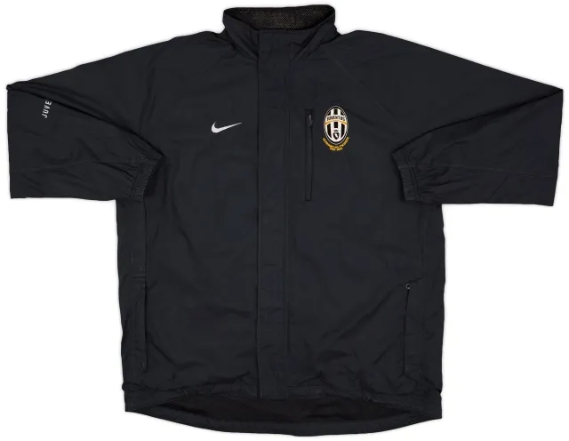 2005-06 Juventus Nike Centenary Hooded Rain Jacket - 7/10 - (L)