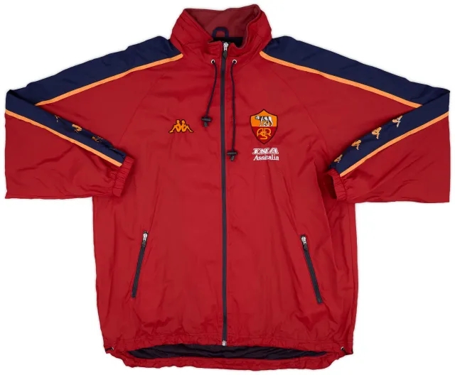 2001-02 Roma Kappa Hooded Rain Jacket - 7/10 - (XXL)