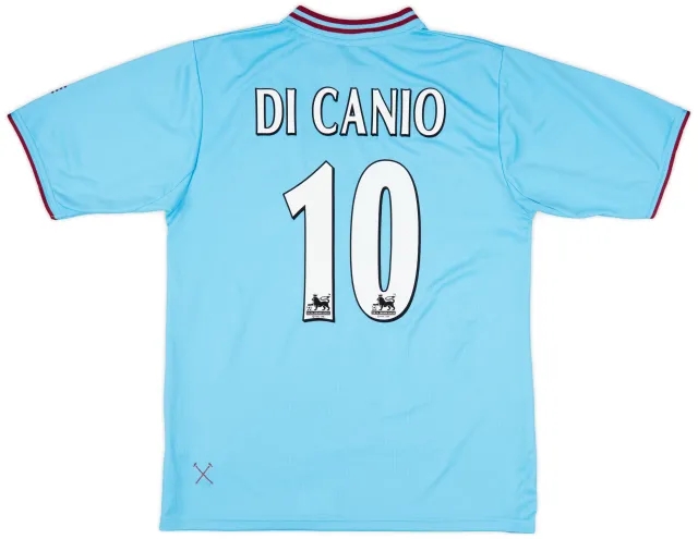 2001-03 West Ham Away Shirt Di Canio #10 - 8/10 - (XL)