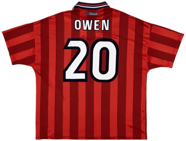 1997-99 England Away Shirt Owen #20 - 9/10 - (XXL)