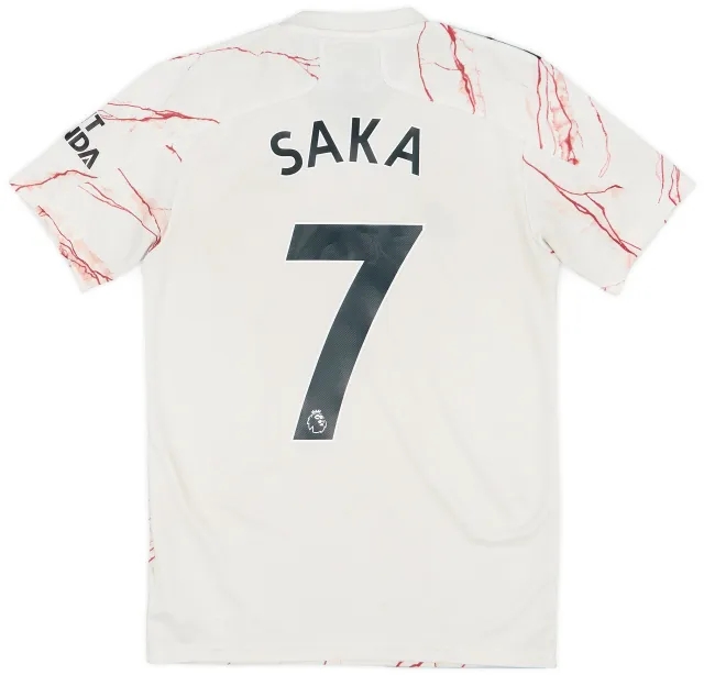 2020-21 Arsenal Away Shirt Saka #7 - 5/10 - (XS)