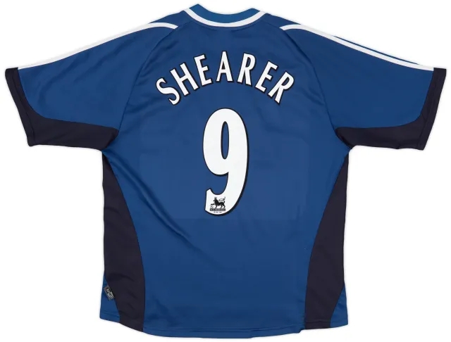 2001-02 Newcastle Away Shirt Shearer #9 - 8/10 - (L)