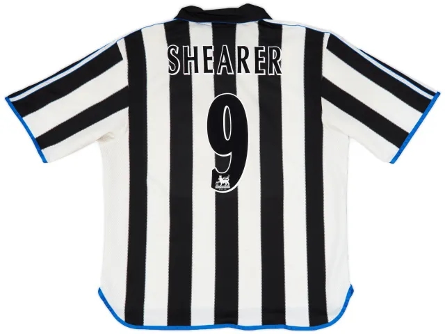 2000-01 Newcastle Home Shirt Shearer #9 - 5/10 - (XXL)