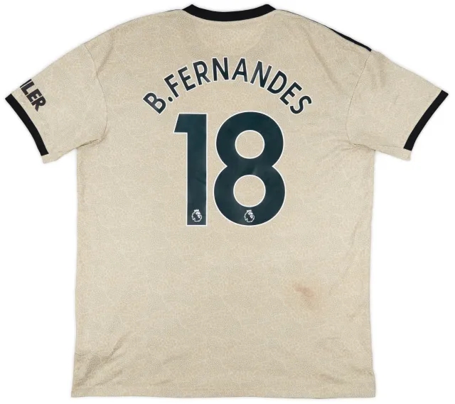 2019-20 Manchester United Away Shirt B.Fernandes #18 - 6/10 - (XL)