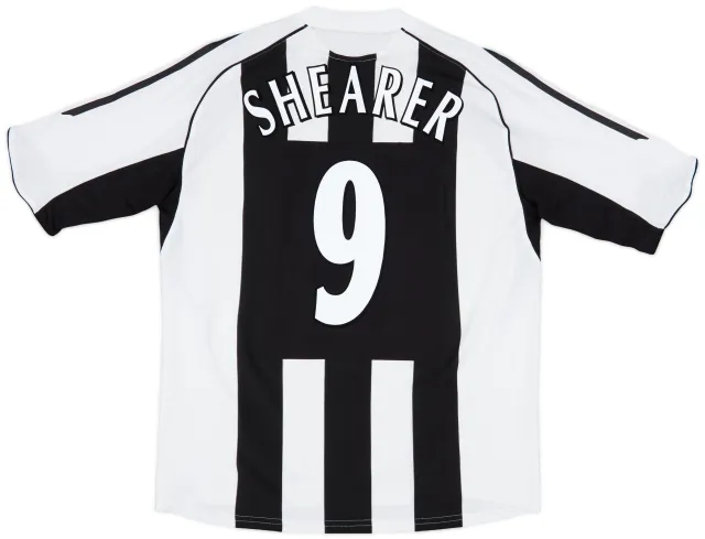 2005-07 Newcastle Home Shirt Shearer #9 - 10/10 - (L)
