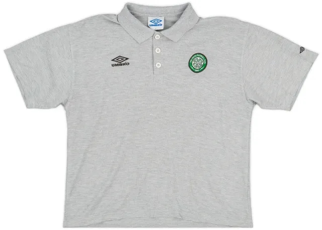 2002-03 Celtic Umbro Polo Shirt - 8/10 - (L)