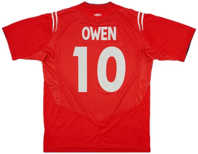 2004-06 England Away Shirt Owen #10 - 7/10 - (L)