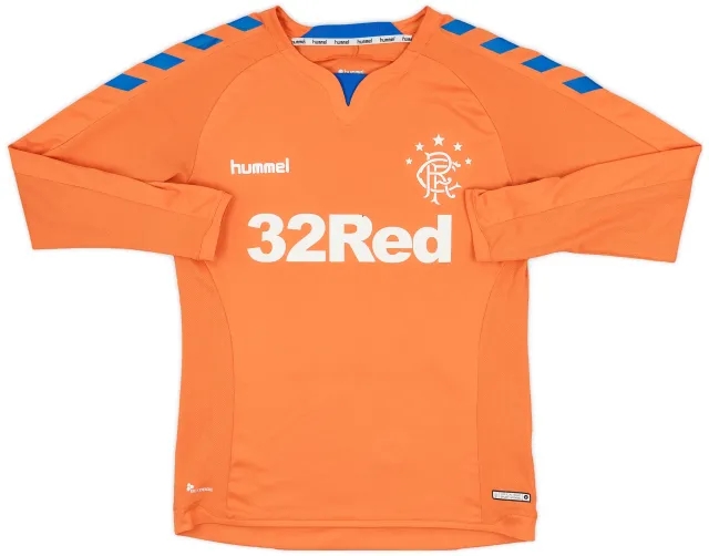 2018-19 Rangers Third L/S Shirt - 7/10 - (L)