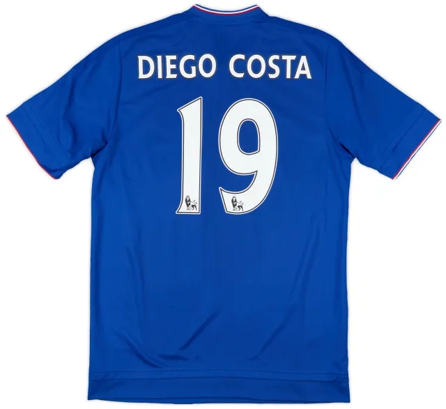 2015-16 Chelsea Home Shirt Diego Costa #19 - 8/10 - (M)
