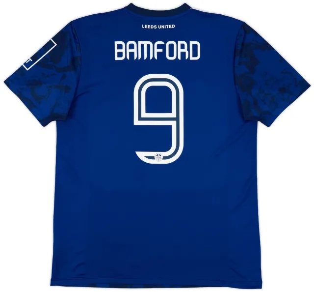 2021-22 Leeds United Away Shirt Bamford #9 - 9/10 - (L)