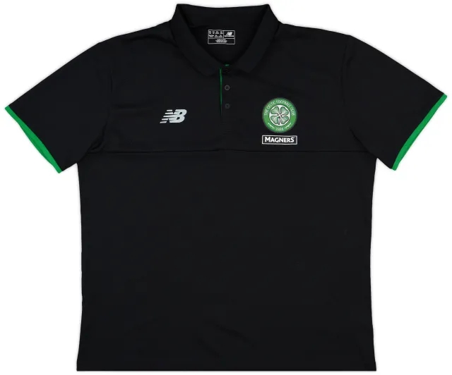 2016-17 Celtic New Balance Polo Shirt - 9/10 - (XXL)