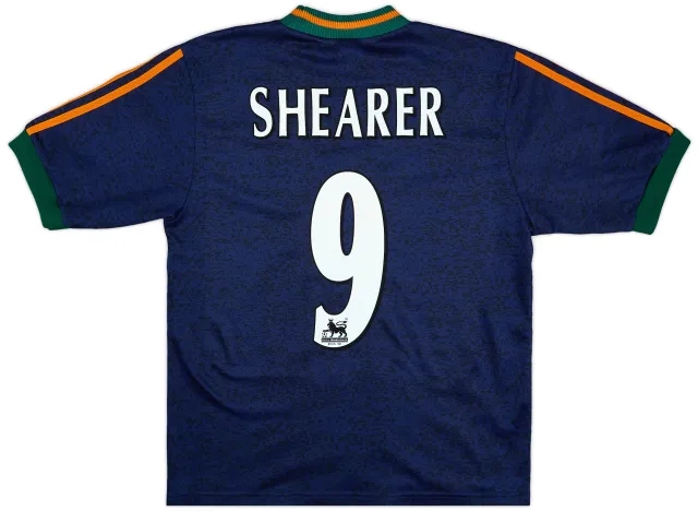 1997-98 Newcastle Away Shirt Shearer #9 - 8/10 - (XL)