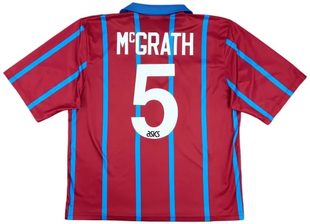 1993-95 Aston Villa Home Shirt McGrath #5 - 7/10 - (XL)
