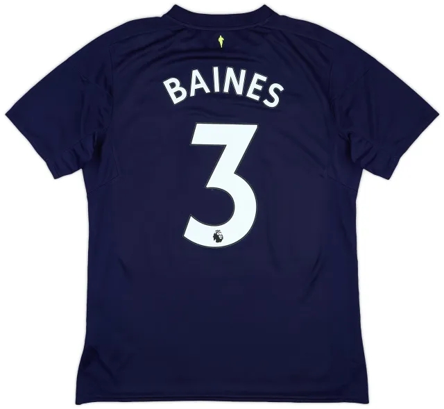2017-18 Everton Third Shirt Baines #3 - 9/10 - (L)