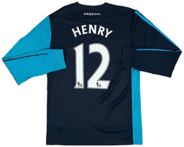 2011-12 Arsenal Away L/S Shirt Henry #12 - 8/10 - (S)