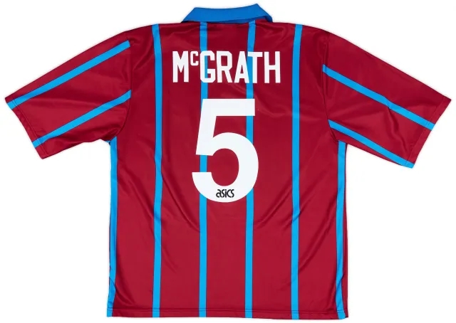 1993-95 Aston Villa Home Shirt McGrath #5 - 9/10 - (XL)