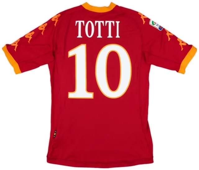 2010-11 Roma Home Shirt Totti #10 - 7/10 - (M)