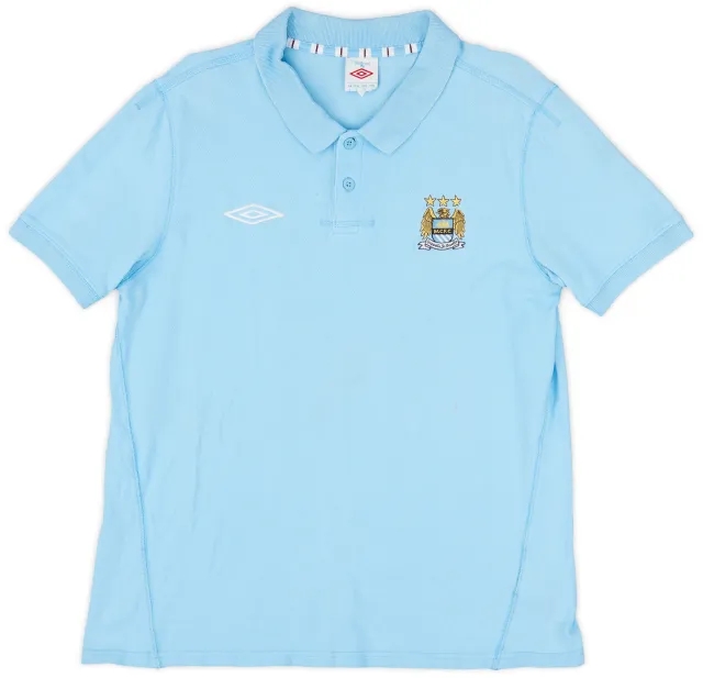 2011-12 Manchester City Umbro Polo Shirt - 5/10 - (L)