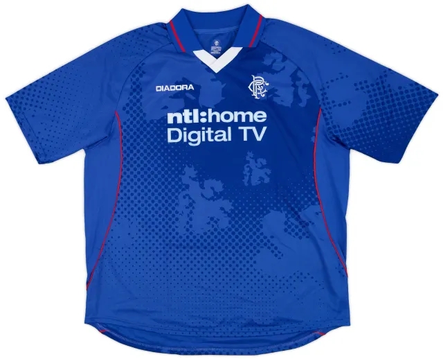 2002-03 Rangers Home Shirt - 9/10 - (XXL)