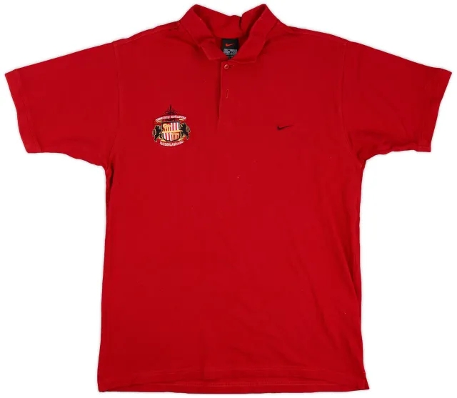 2003-04 Sunderland Nike Polo Shirt - 9/10 - (L)