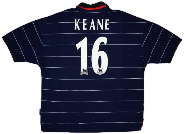 1999-00 Manchester United Away Shirt Keane #16 - 9/10 - (XXL)
