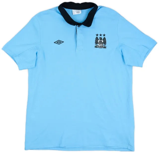 2012-13 Manchester City Umbro Polo Shirt - 9/10 - (XL)