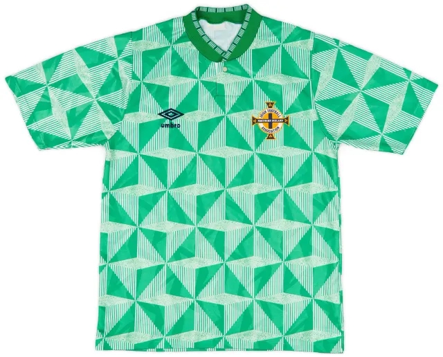 1990-92 Northern Ireland Home Shirt - 8/10 - (S)