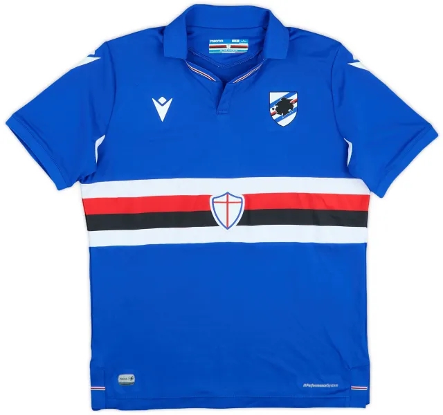 2020-21 Sampdoria Home Shirt #19 - 9/10 - (L.Boys)