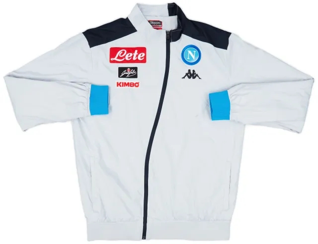 2018-19 Napoli Kappa Track Jacket - 7/10 - (XXL)