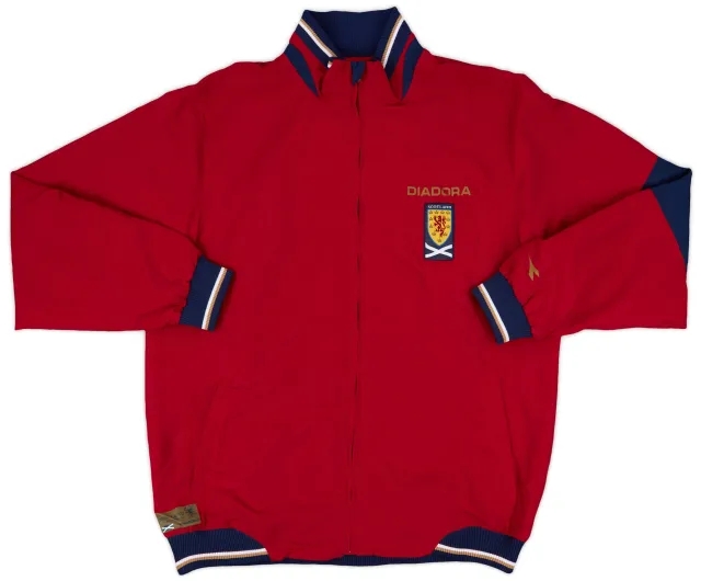 2007-08 Scotland Diadora Track Jacket - 9/10 - (XL)