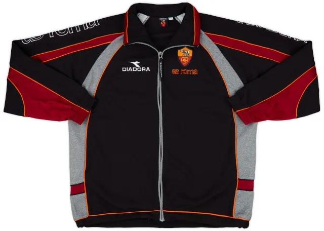 1998-99 Roma Diadora Track Jacket - 9/10 - (L)