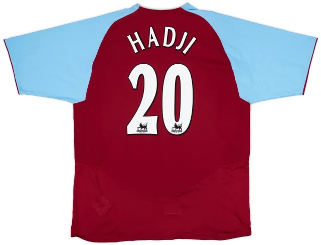 2003-04 Aston Villa Home Shirt Hadji #20 - 8/10 - (L)