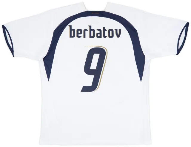 2006-07 Tottenham Home Shirt Berbatov #9 - 6/10 - (XL)
