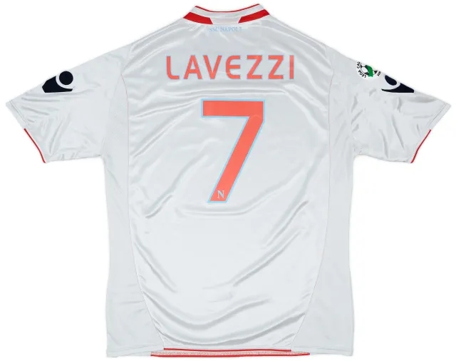 2009-10 Napoli Away Shirt Lavezzi #7 - 5/10 - (XXL)