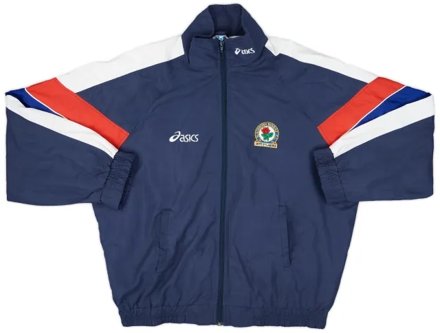 1996-97 Blackburn Asics Track Jacket - 8/10 - (XXL)
