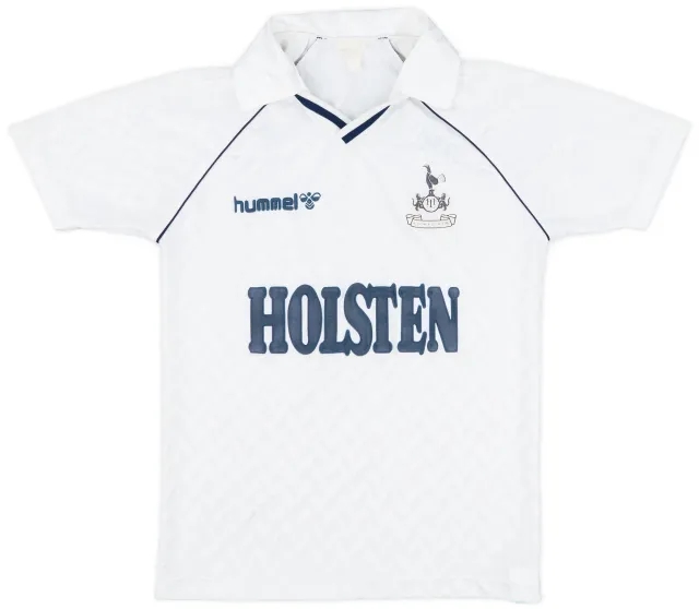 1987-89 Tottenham Home Shirt - 7/10 - (L.Boys)