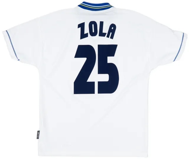 1998-00 Chelsea Away Shirt Zola #25 - 9/10 - (L)