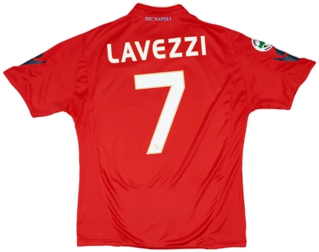 2009-10 Napoli Basic Third Shirt Lavezzi #7 - 8/10 - (M)