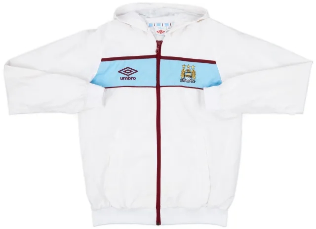 2011-12 Manchester City Umbro Hooded Rain Jacket - 7/10 - (M)