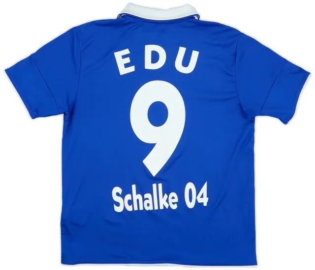 2010-12 Schalke Home Shirt Edu #9 - 5/10 - (S.Boys)