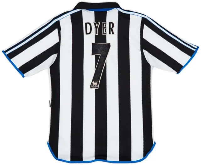 1999-00 Newcastle Home Shirt Dyer #7 - 5/10 - (M)
