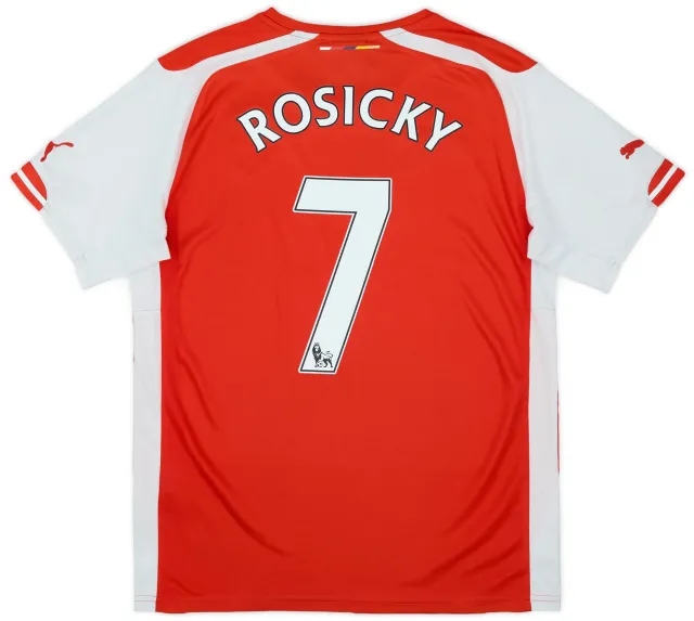 2014-15 Arsenal Home Shirt Rosicky #7 - 5/10 - (M)