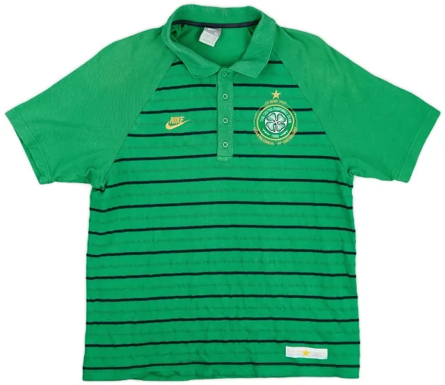 2007-08 Celtic Nike Polo Shirt - 8/10 - (XL)