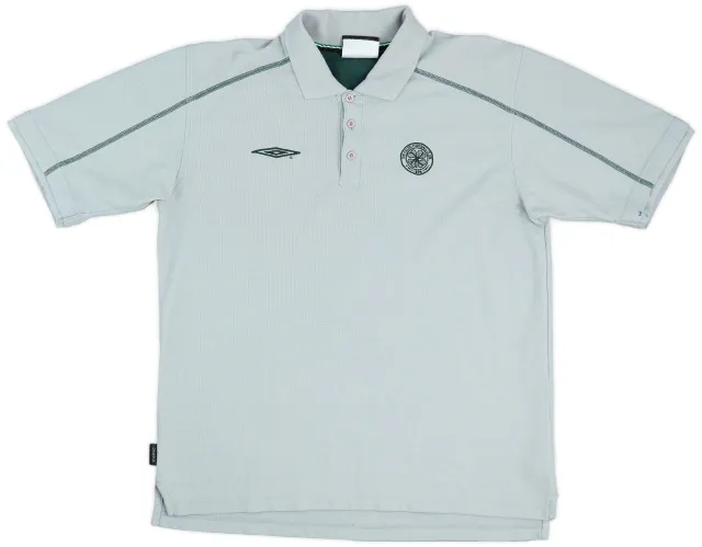 2002-03 Celtic Umbro Polo Shirt - 8/10 - (L)