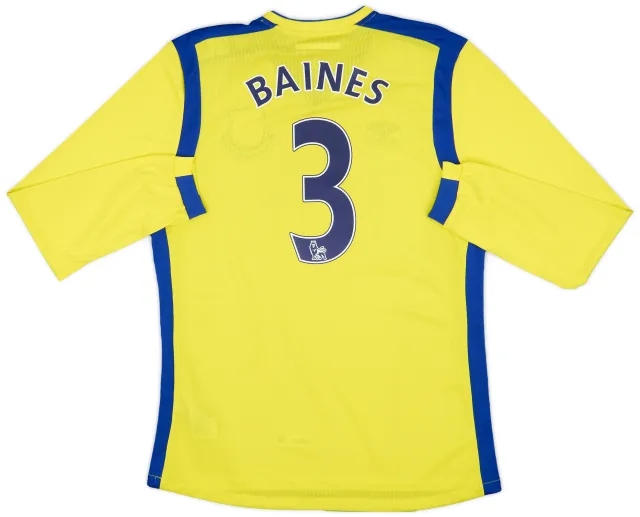 2016-17 Everton Third L/S Shirt Baines #3 (L)