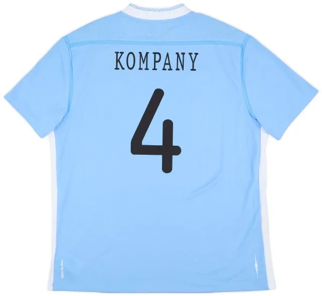 2011-12 Manchester City Home Shirt Kompany #4 (XXL)