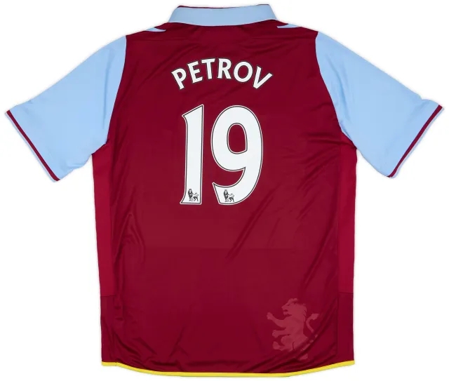 2012-13 Aston Villa Home Shirt Petrov #19 (XL)