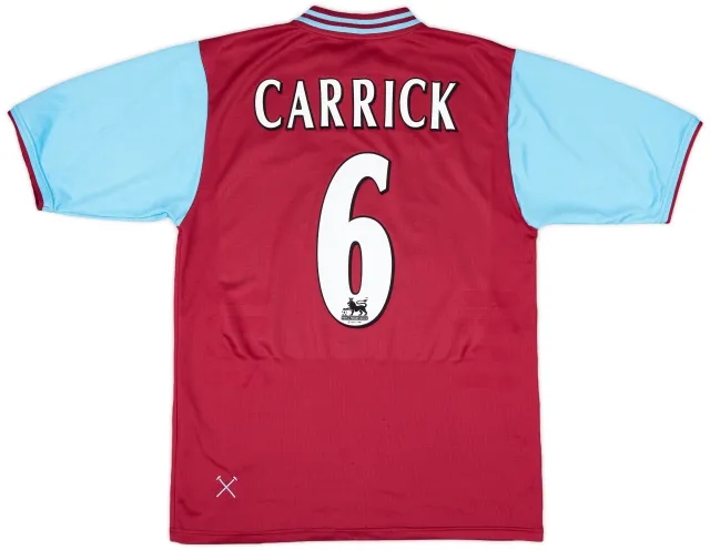 2001-03 West Ham Home Shirt Carrick #6 - 9/10 - (L)